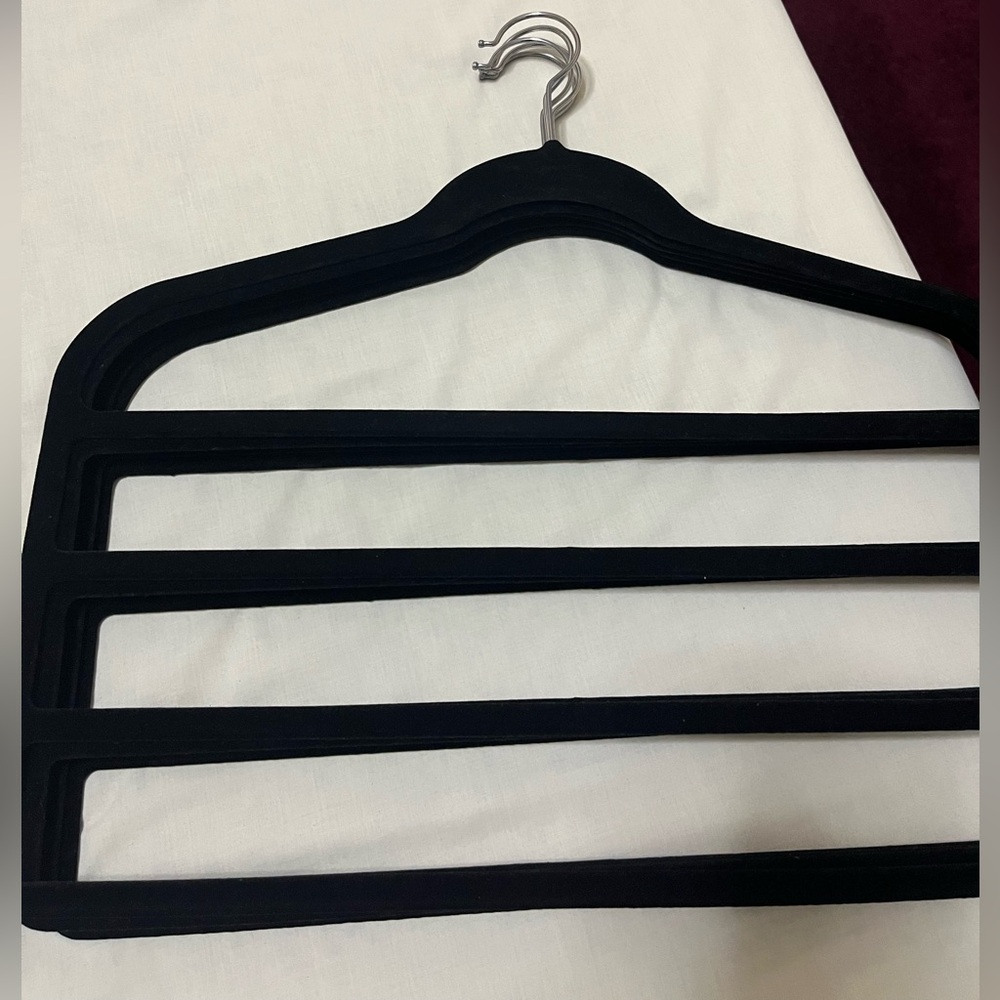 Black Velvet Hangers (Set of 6) - Picture 3 of 5